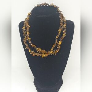 Tiger Eye 16" Single Strand Neckalace